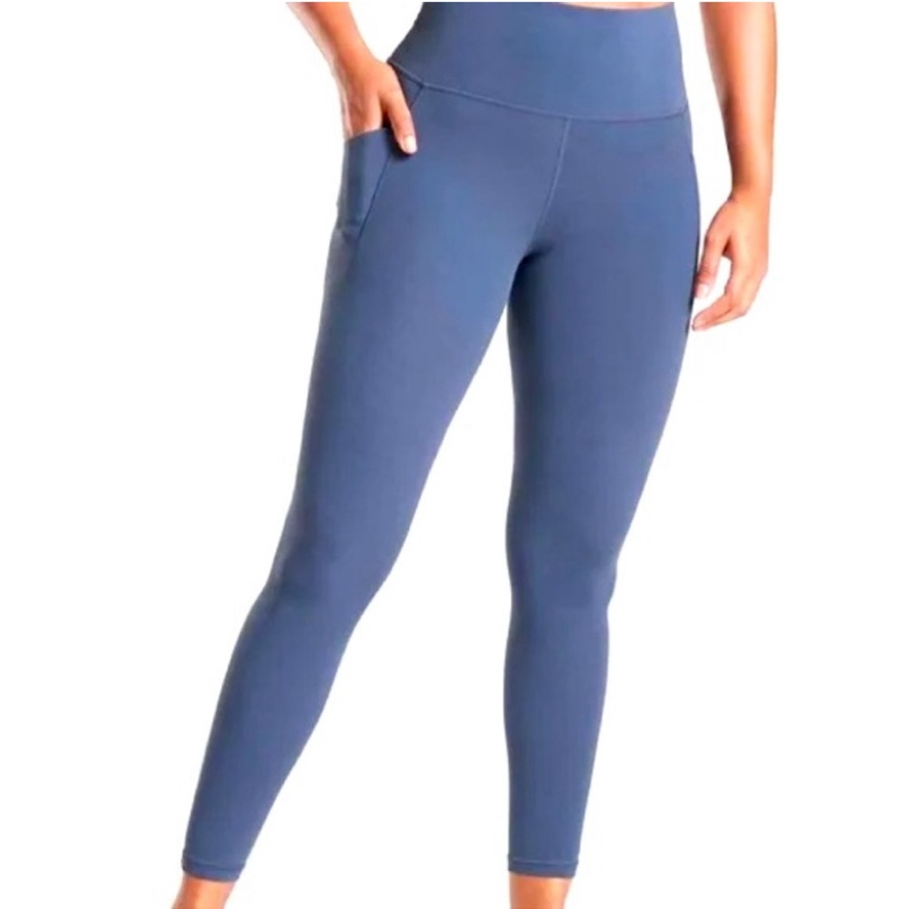 ATHLETA Salutation 7/8 Tight in Powervita, Size XS, Blue